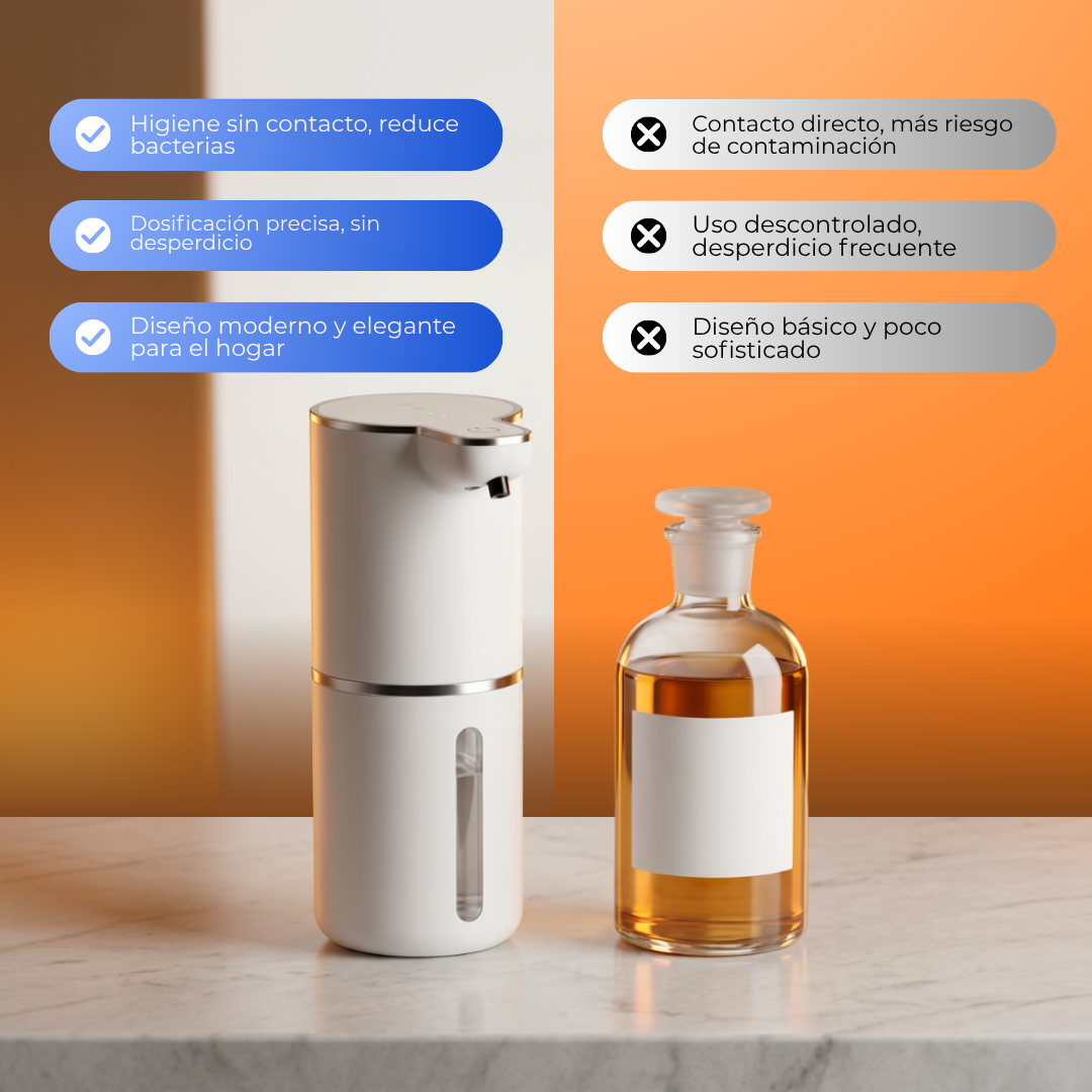 Dispensador Automático de Jabón con Sensor Eléctrico 😲50% DE DESCUENTO😲