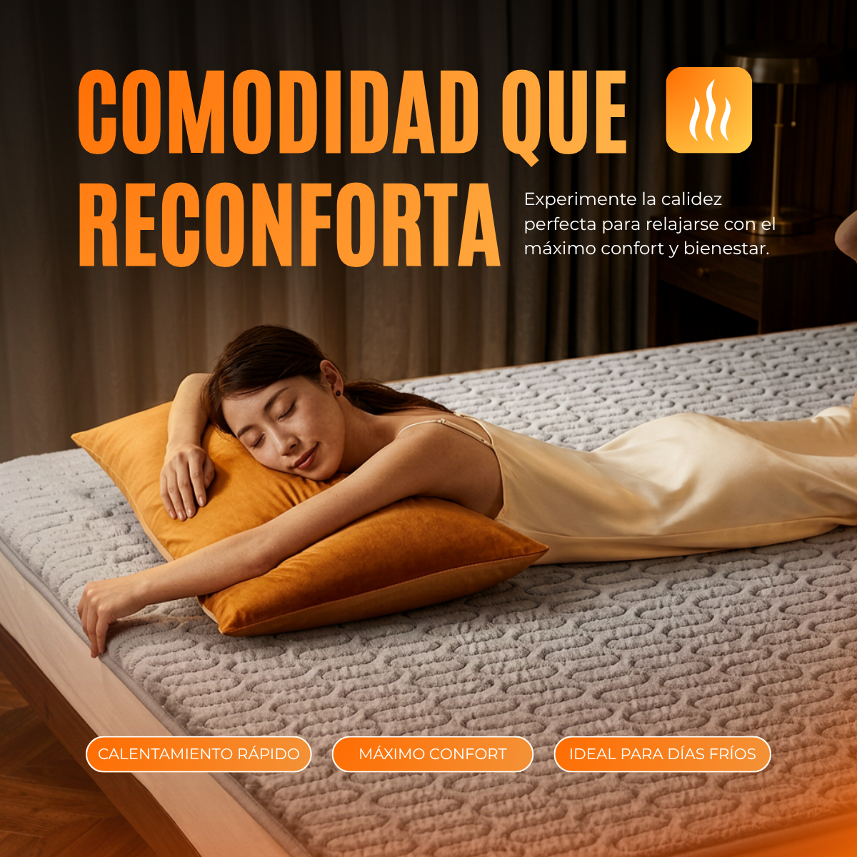Manta Eléctrica Calefactora para la Cama - PRODUCTO EN TENDENCIA 😍50% DE DESCUENTO😍