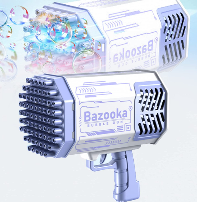 Pistola De Burbujas Bazooka - DIVERSIÓN SIN LIMITES🫧 50% DE DESCUENTO😱