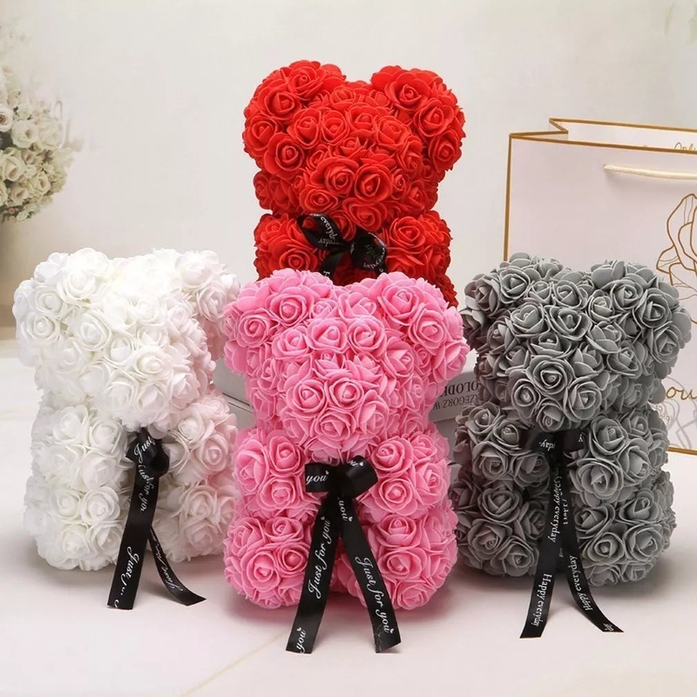 Peluche de Rosas Eternas - El Regalo Ideal Para San Valentín 🧸🌹50% DE DESCUENTO
