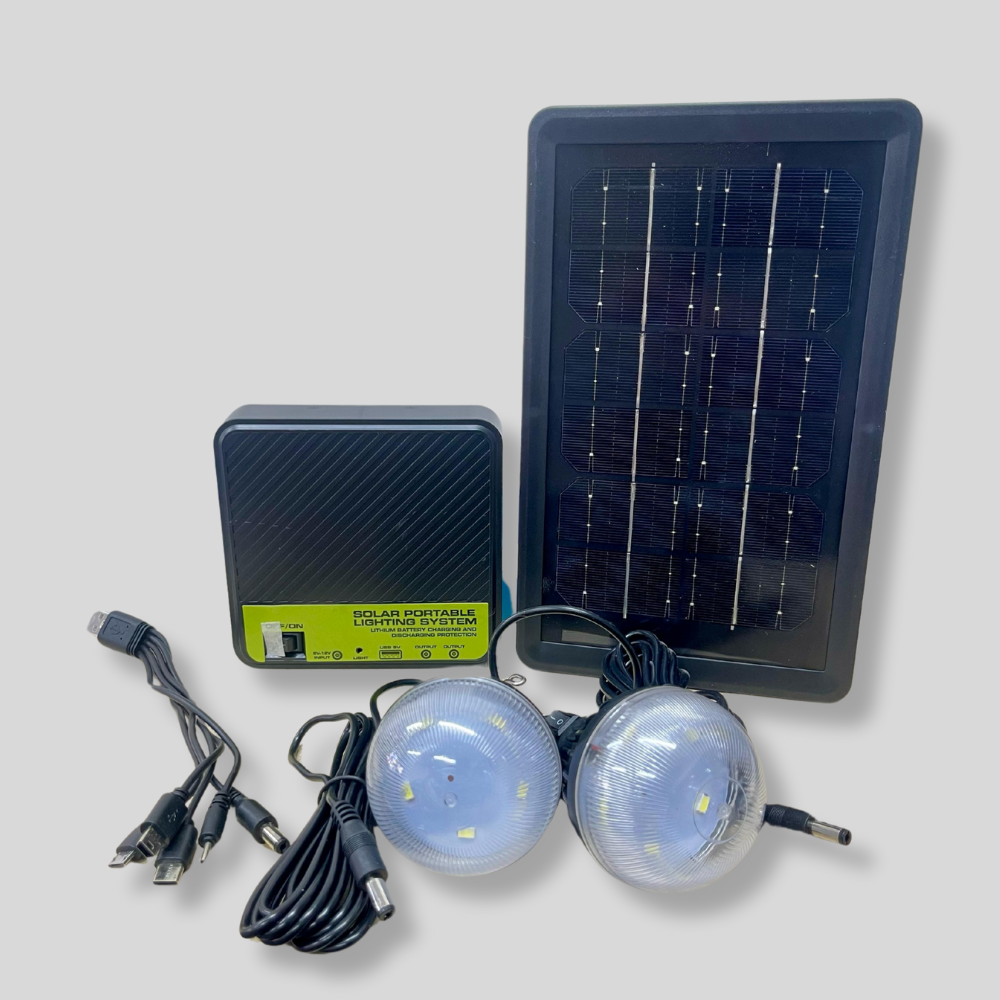 Kit de Iluminación Solar - ¡NO DEPENDAS MAS DE LA ELECTRICIDAD! 🔦