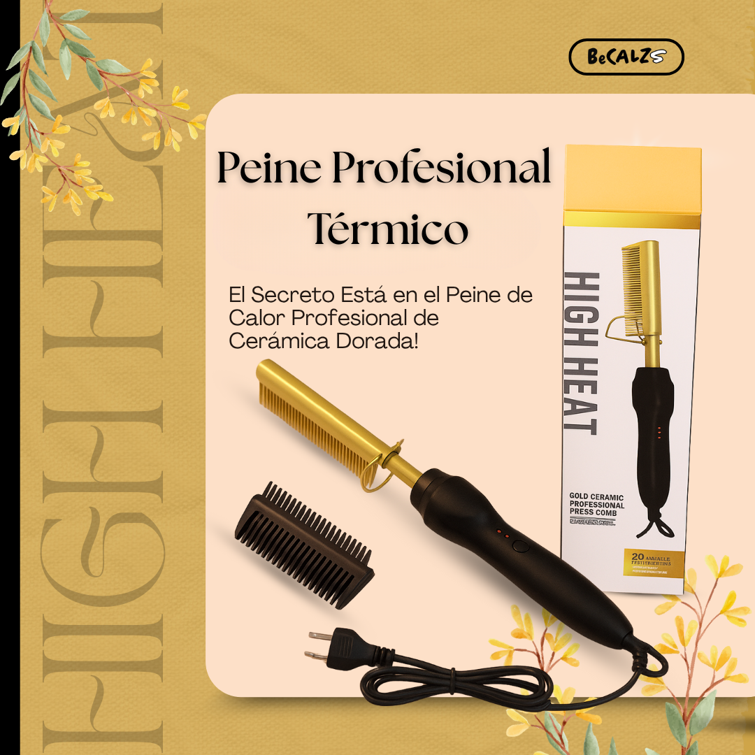 Peine Profesional Térmico Alisador - LUCE UNA CABELLERA DESLUMBRANTE 😍50% DE DESCUENTO😍