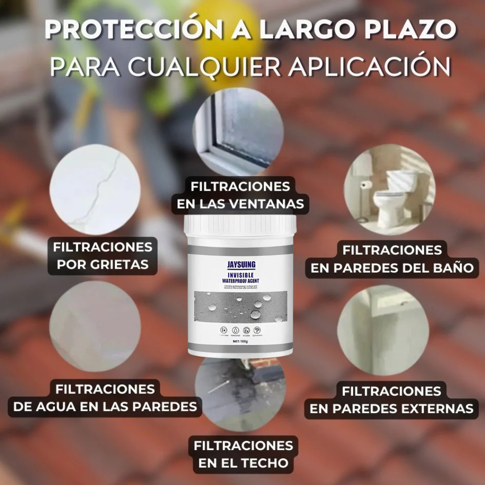 Sellador Impermeabilizante Transparente - 😱DILE ADIÓS A LAS FILTRACIONES😱 Lleva 2 y Paga 1😱