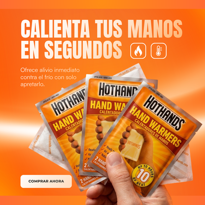 Kit de Calentadores de Manos - TU PROTECCIÓN IDEAL EN ESTE INVIERNO 😱50% DE DESCUENTO😱