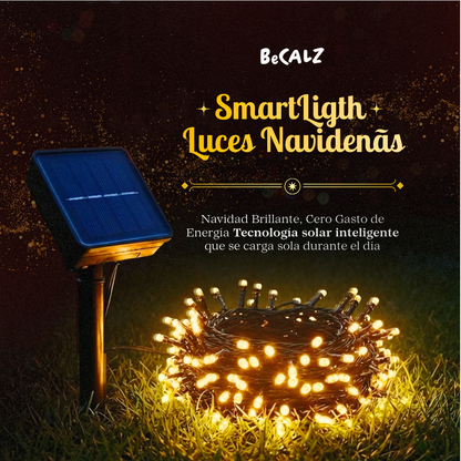 SmartLigth - Luces Navideñas con Panel Solar 😍50% DE DESCUENTO😍