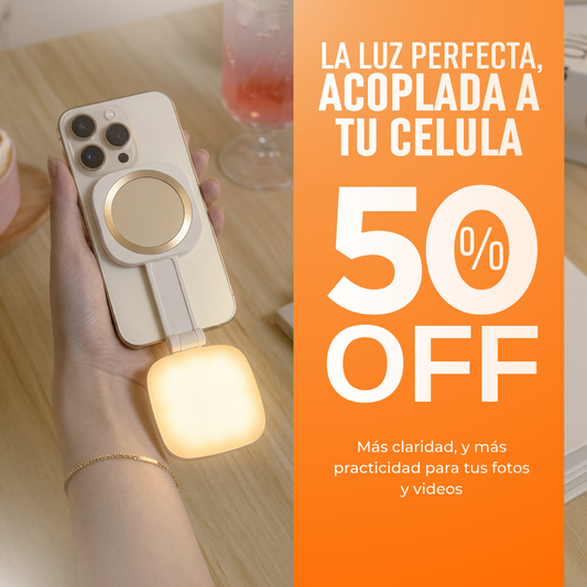 Luz Magnética para Teléfonos - PRODUCTO EN TENDENCIA 😲50% DE DESCUENTO😲