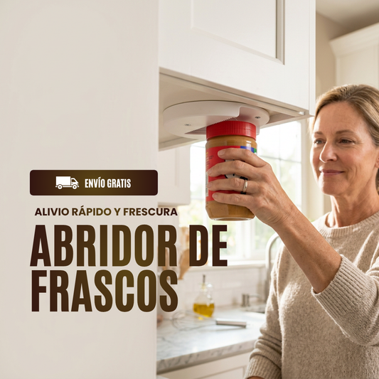 Abridor de Frascos para Gabinetes - ABRE SIN ESFUERZO EN SEGUNDOS 😍50% DE DESCUENTO😍