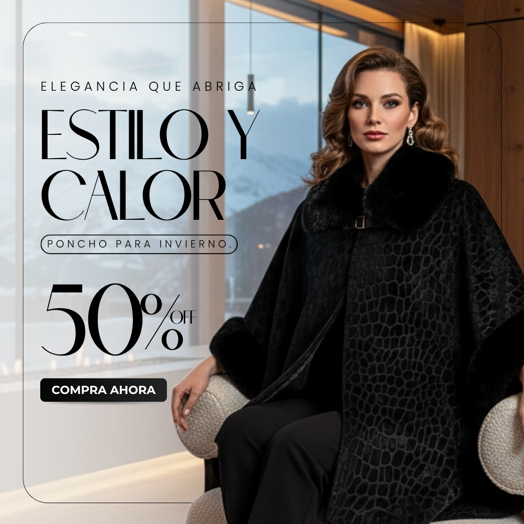 Poncho para Invierno - TENDENCIA Y ESTILO EN ESTA TEMPORADO DE FRIO 😱50% DE DESCUENTO😱