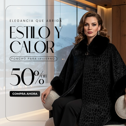 Poncho para Invierno - TENDENCIA Y ESTILO EN ESTA TEMPORADO DE FRIO 😱50% DE DESCUENTO😱