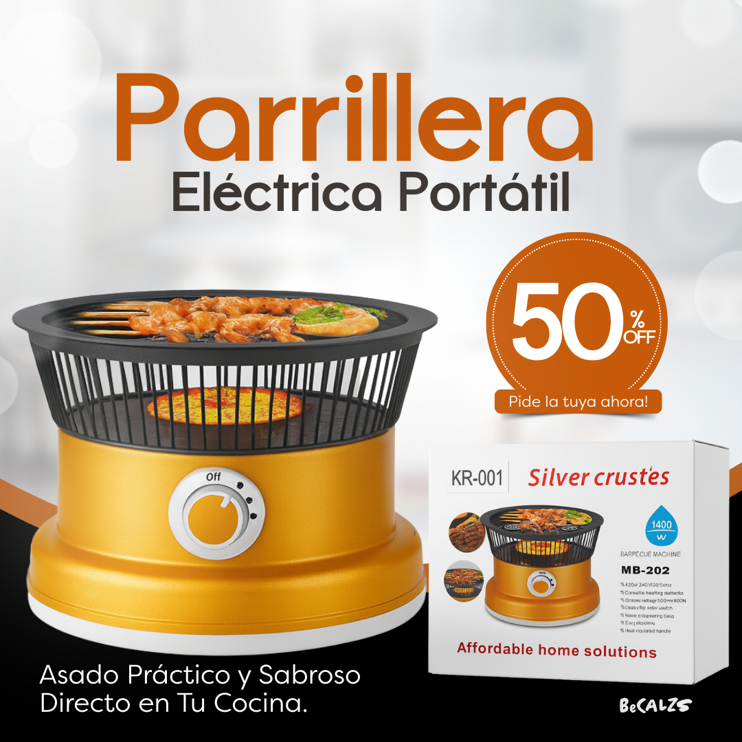 Parrillera Eléctrica Portátil - 😱OFERTA EXCLUSIVA 50% DE DESCUENTO😱