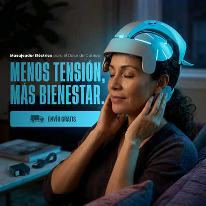 Masajeador Eléctrico para el Dolor de Cabeza - 😲50% DE DESCUENTO😲