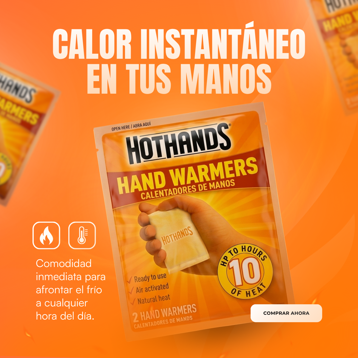 Kit de Calentadores de Manos - TU PROTECCIÓN IDEAL EN ESTE INVIERNO 😱50% DE DESCUENTO😱