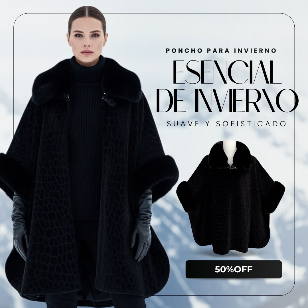 Poncho para Invierno - TENDENCIA Y ESTILO EN ESTA TEMPORADO DE FRIO 😱50% DE DESCUENTO😱