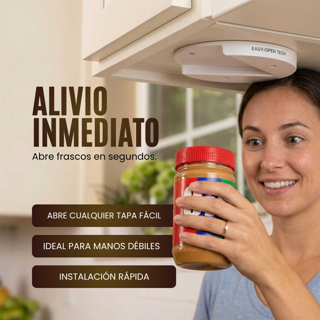 Abridor de Frascos para Gabinetes - ABRE SIN ESFUERZO EN SEGUNDOS 😍50% DE DESCUENTO😍