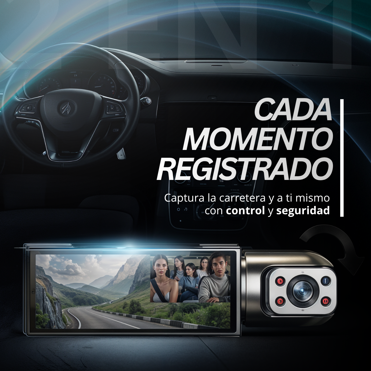 Cámara para Autos 2 en 1 Frontal y Tablero 1080p 😲PRODUCTO EN TENDENCIA - 50% DE DESCUENTO😲