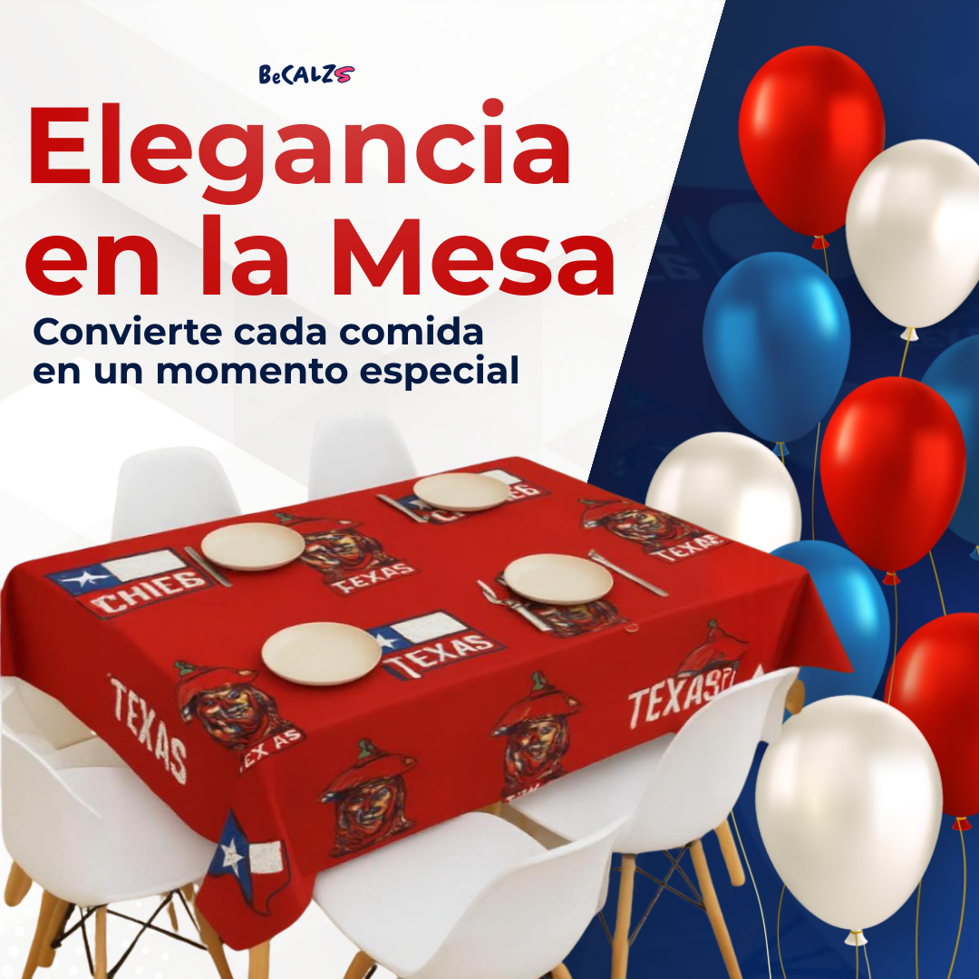 Mantel Decorativo de Fechas Patrias - DALE VIDA A TU MESA❤️💙🤍 Lleva 2 y Paga 1😱