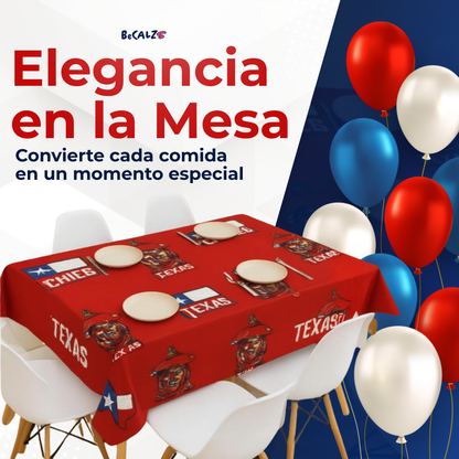 Mantel Decorativo de Fechas Patrias - DALE VIDA A TU MESA❤️💙🤍 Lleva 2 y Paga 1😱