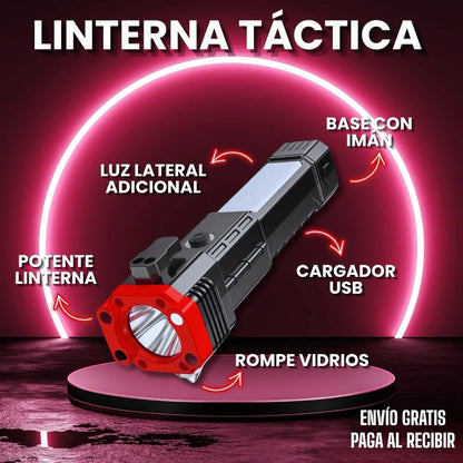 Linterna LED Multifuncional 4 en 1 - Alta Potencia 🔥PRODUCTO EN TENDENCIA🔥