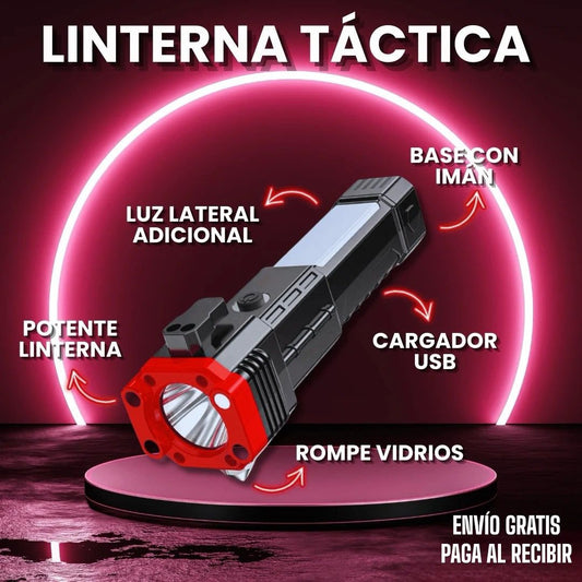 Linterna LED Multifuncional 4 en 1 - Alta Potencia 🔥PRODUCTO EN TENDENCIA🔥