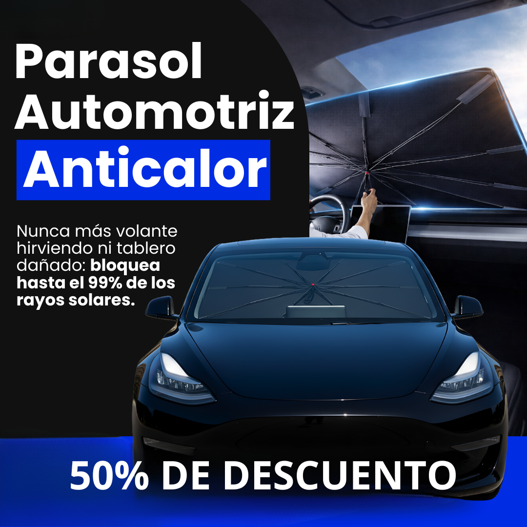 Parasol para Auto - PROTEGE TU AUTO EN ESTE VERANO 😱50% DE DESCUENTO😱