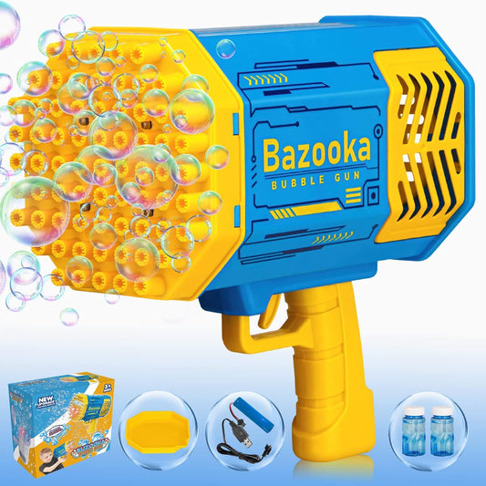 Pistola De Burbujas Bazooka - DIVERSIÓN SIN LIMITES🫧 50% DE DESCUENTO😱