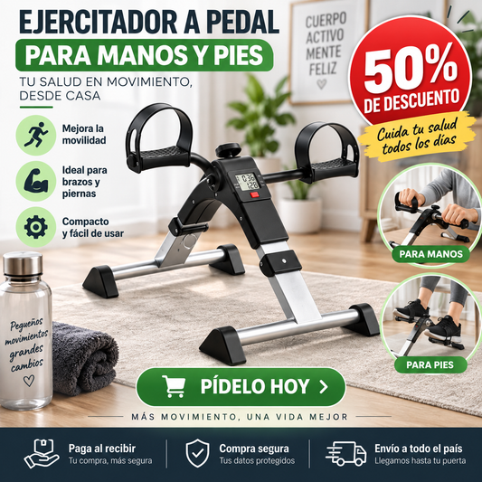 Ejercitador a Pedal Manos y Pies - EMPIEZA A MOVERTE HOY 😍50% DE DESCUENTO😍