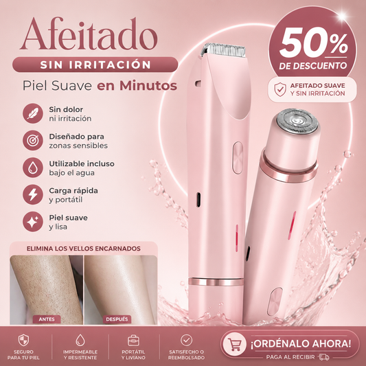 PureSkin™ - Afeitadora Eléctrica Premium - AFEITADO SIN IRRITACIÓN😲50% DE DESCUENTO😲