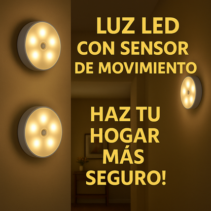 Lampara LED Portátil con Sensor de Movimiento - 😱OFERTA IMPERDIBLE 3X1😱