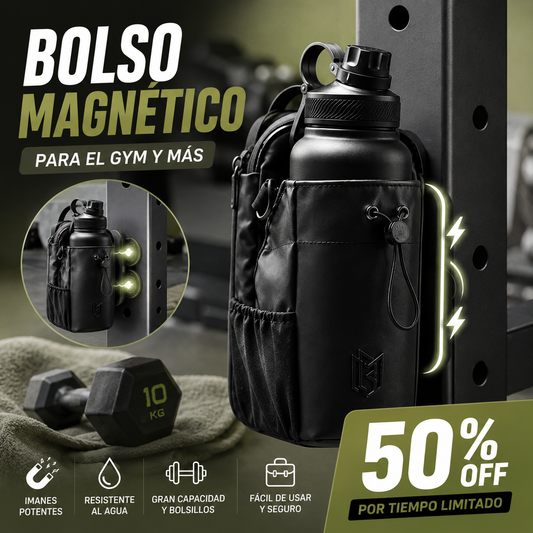 Bolso Magnético para Gimnasio - MODERNO Y MINIMALISTA EN TENDENCIA 😱50% DE DESCUENTO😱