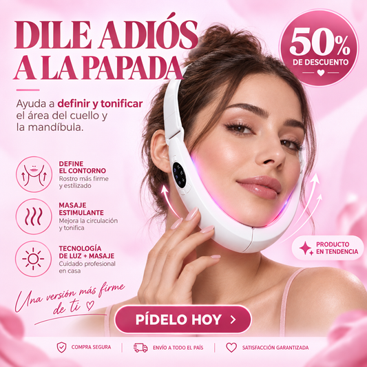 Masajeador Eléctrico para Papada -REAFIRMA Y REDUCE TU PAPADA EN SOLO DIAS 😍50% DE DESCUENTO😍