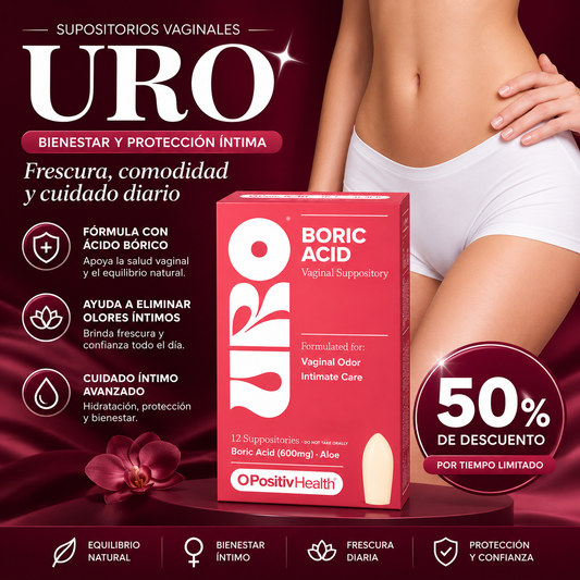 Supositorios Vaginales Uro - RECUPERA EL BIENESTAR DE TU FLORA 🌸50% DE DESCUENTO🌸