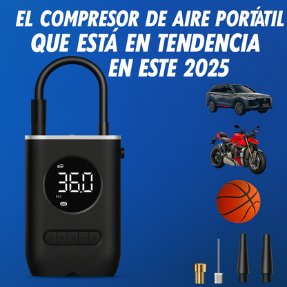Compresor de Aire Portátil para Neumáticos - 😱PRODUCTO EN TENDENCIA 50% DE DESCUENTO😱