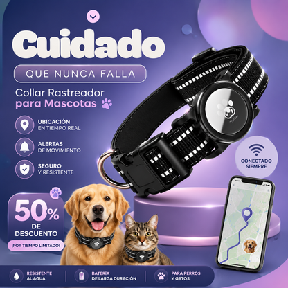 Collar Rastreador Inteligente para Mascotas GPS 4G 😲50% DE DESCUENTO😲