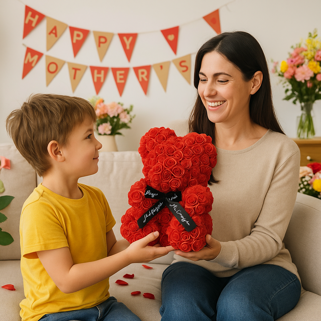 Peluche de Rosas Eternas - El Regalo Ideal Para Celebrar a Mamá 🧸🌹