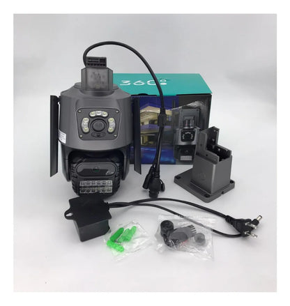 Cámara de Seguridad PTZ con Doble Lente e Inteligencia Artificial - 😱50% DE DESCUENTO😱