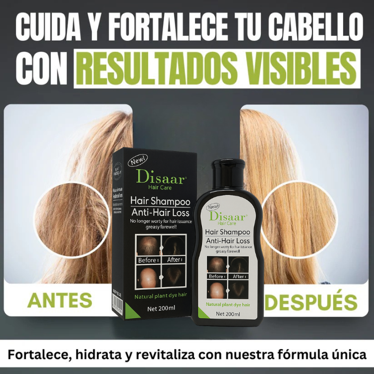 Shampoo Anticaida de Cabello DISAAR™🌿 - LLEVA 2 Y PAGA 1😱