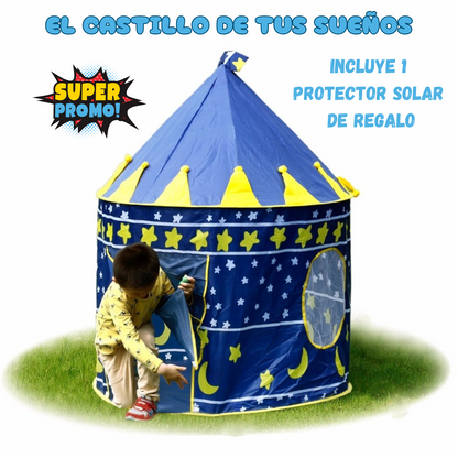 Carpa Castillo Para Niñas y Niños ¡Incluye Bloqueador Solar de Regalo! 😱🎁