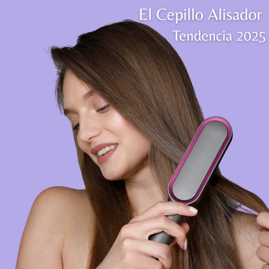 GlowLiss® - Cepillo Alisador Premium - Transforma tu Melena en Segundos😍