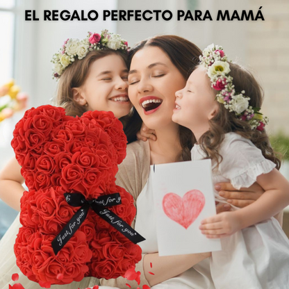 Peluche de Rosas Eternas - El Regalo Ideal Para Celebrar a Mamá 🧸🌹