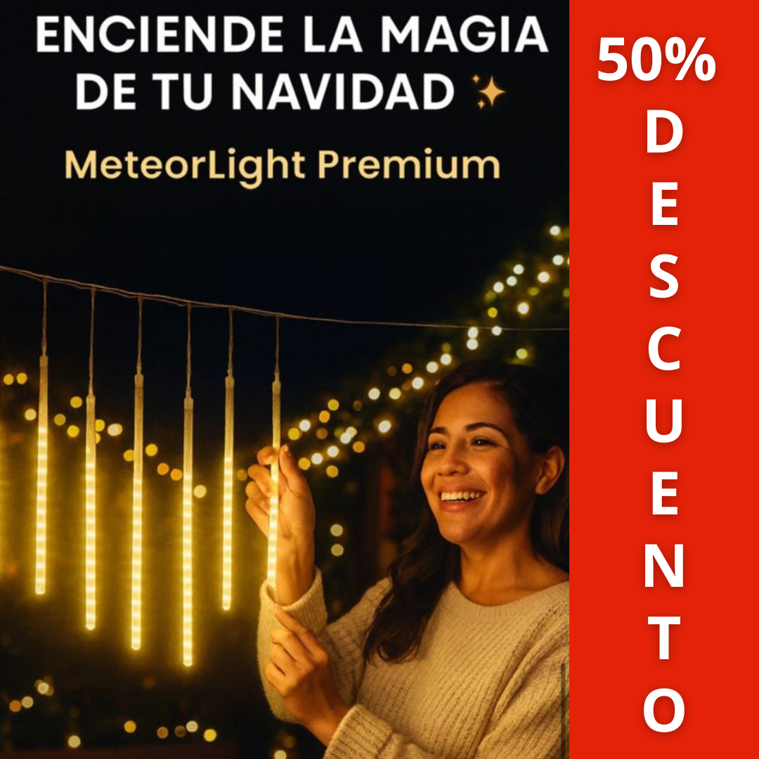 Luces de Navidad Meteoro✨ILUMINA TU NAVIDAD CON ESTILO 😱50% DE DESCUENTO😱