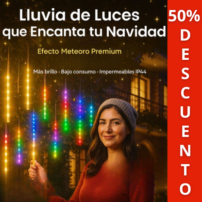 Luces de Navidad Meteoro✨ILUMINA TU NAVIDAD CON ESTILO 😱50% DE DESCUENTO😱