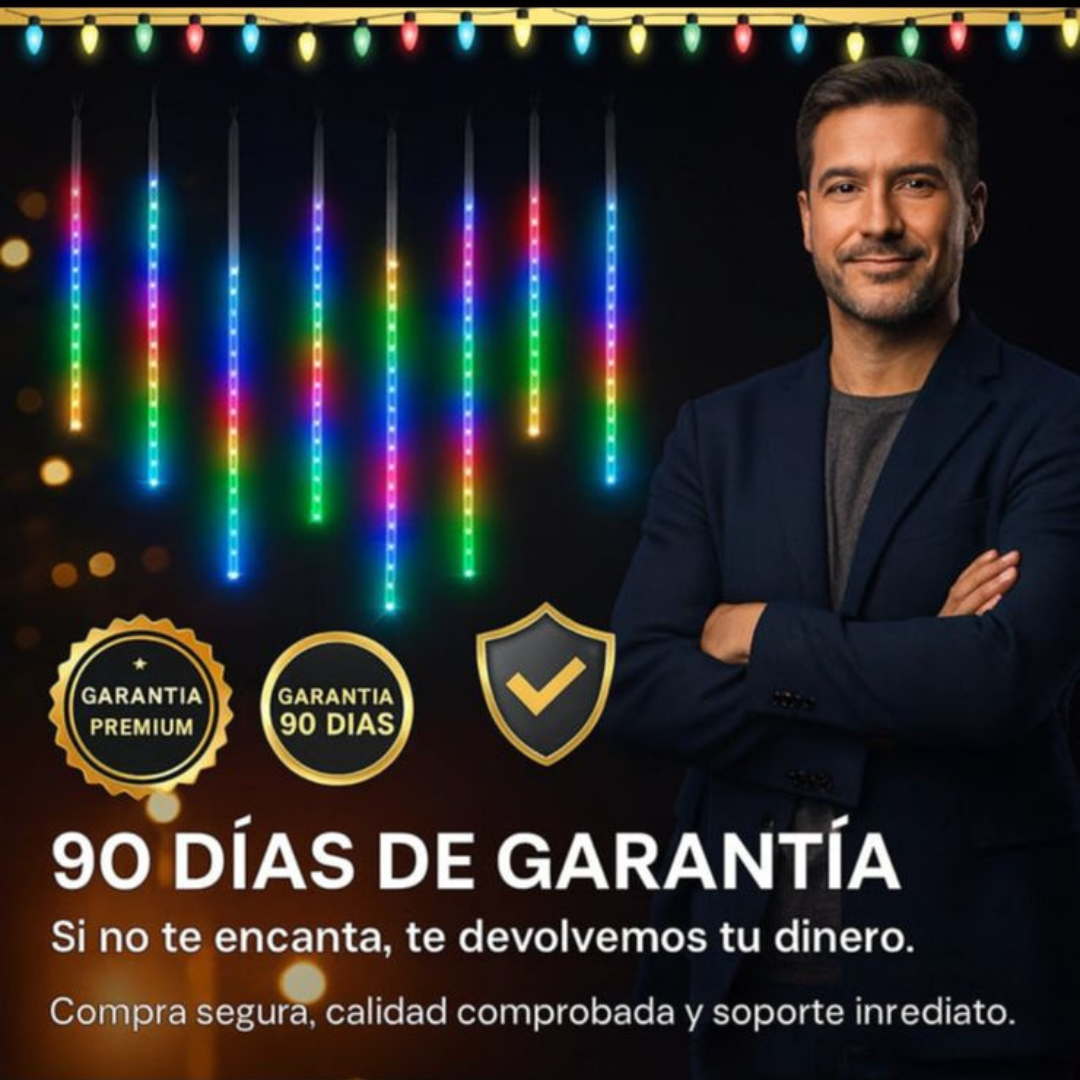 Luces de Navidad Meteoro✨ILUMINA TU NAVIDAD CON ESTILO 😱50% DE DESCUENTO😱