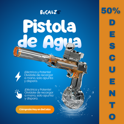 PISTOLA DE AGUA CON LUCES LED - EL MEJOR REGALO PARA ESTA TEMPORADA 😱50% DE DESCUDENTO😱
