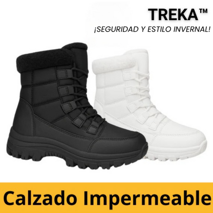 TREKA™ - Botas Impermeables de Mujer - ¡SEGURIDAD Y ESTILO INVERNAL!